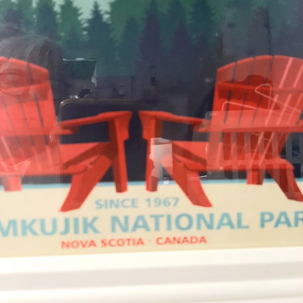 National Park Poster with Red and Green Design - Picture 2 of 3